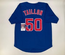 JAMESON TAILLON CHICAGO CUBS AUTOGRAPHED STITCHED JERSEY JSA COA!
