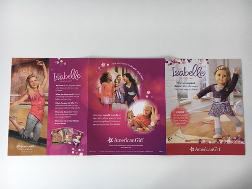 American Girl ISABELLE GOTY Catalog Paper Doll Booklet 2014 Dance Spring Holiday - Picture 7 of 12