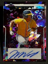 2023 Leaf METAL BLUE  REFRACTOR PROSPECT ROOKIE AUTO Myles Naylor 1/1