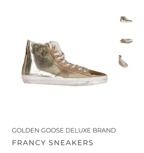 golden goose gold high tops