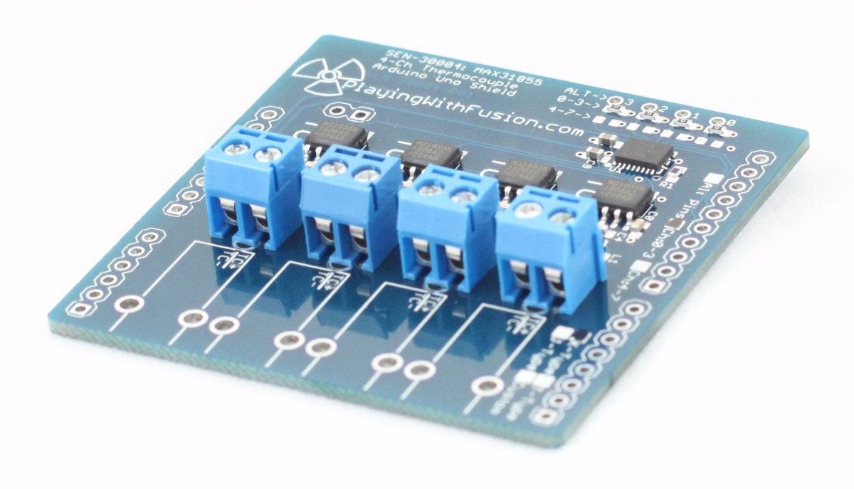 Quad MAX31855 J-type Thermocouple Interface, Arduino Shield | eBay