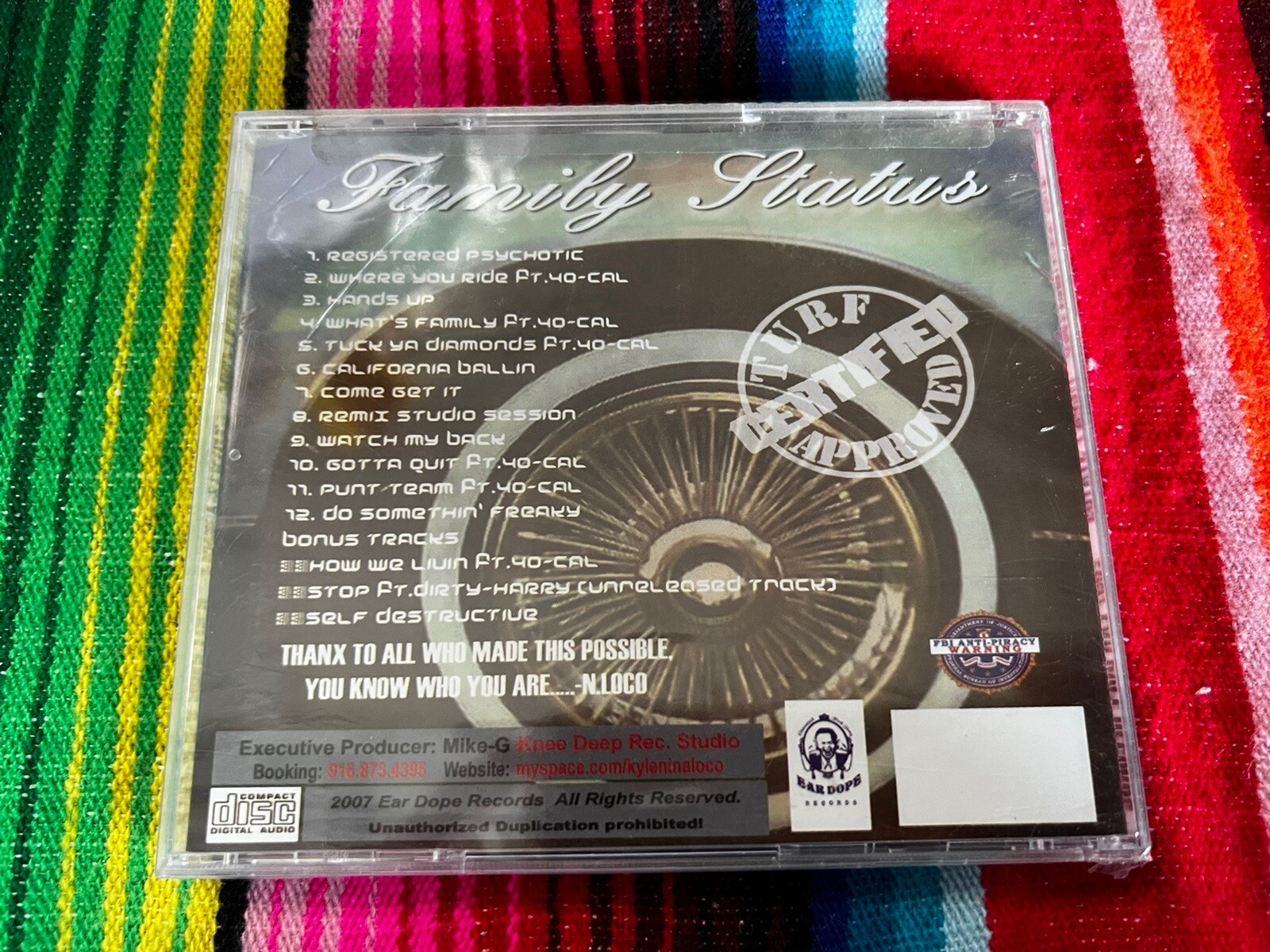 Kyle AKA Nina Loco Family Status Cd Norteno Rap 209 Modesto SEALED 40 ...