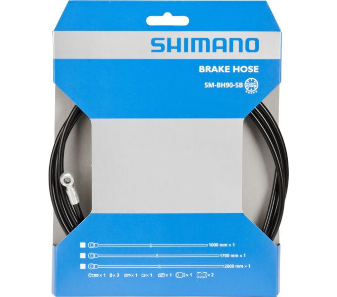 Cavo Freno Shimano Deore XT SM-BH90-SB 2000mm Nero
