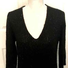 Joe Fresh Knit Dress Sequined Mohair Blend Size L