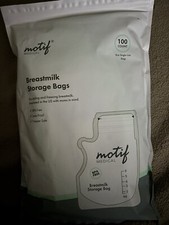 Motif Medical Breast Milk Storage Bags 8oz single use - 100 count each