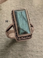 Sterling Silver And labradorite ring size 6 From Sundance Catalog
