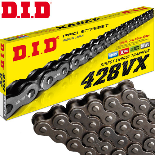 Kettensatz DID Stahl 428VX / 146 Clipschloss für Yamaha XVS Drag Star