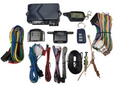 Sistema de Alarma para Auto de dos V as con Arranque de Motor con Control Remoto