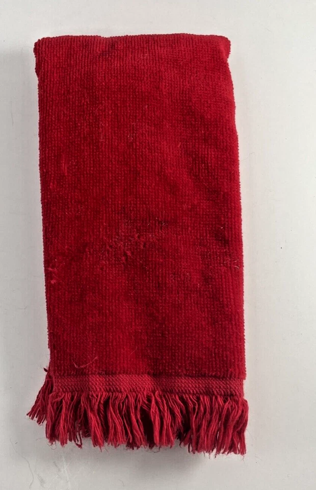 Flecos de toalla de mano elefante republicano rojo - Toallas Plus de Anvil Foto 2 de 4