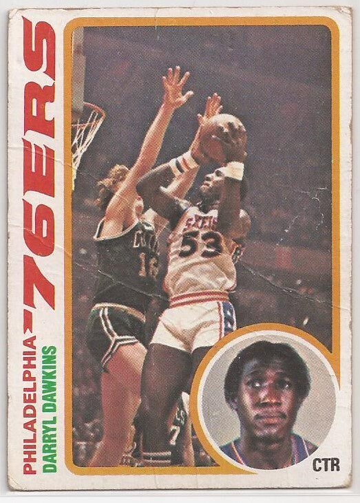 1978-79 Topps - Darryl Dawkins #34 Creased