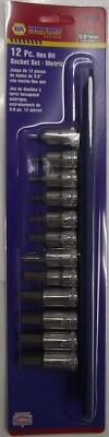 #ad Napa NB12M 12pc Metric Hex Bit Socket Set 3 8quot; Drive $16.00