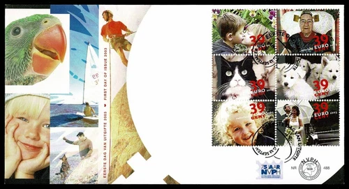 SG05 NETHERLANDS 2003 Two FDC's Most beautifull from the Netherlands