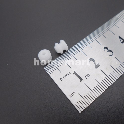 10Pcs MINI Plastic Pulley Gear Model Motor Wheels dia.6mm Shaft Dia.2mm 1.95MM - Picture 8 of 13