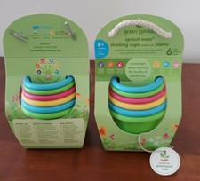 GREEN SPROUTS- SPROUT WARE STACKING CUPS MADE FROM PLANTS 6CT 2 Pack