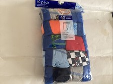 Wonder Nation 10 Pack Boy's Boxer Briefs Size XXL 18 New Factory Sealed Tag Free
