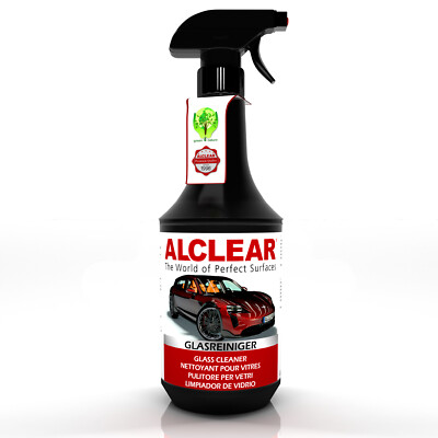 ALCLEAR Auto Glasreiniger mit Abperleffekt 1 Liter Glas Scheiben Klar Reiniger