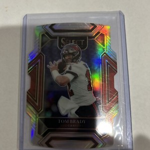 2021 Panini Select - Club Level Silver Prizm Die-Cut #201 Tom Brady