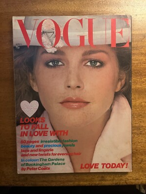 Vogue Fashion Magazine April 1978 Vintage