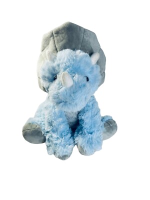 Bearington Collection Dinosaur Tracer Triceratops Plush Stuffed