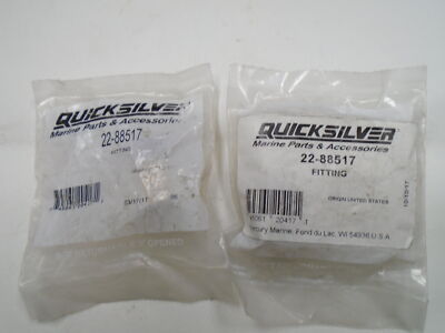 MERCURY QUICKSILVER 22-88517 FITTING SET OF (2) MARINE BOAT