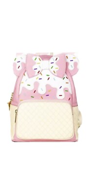 disney minnie mouse strawberry sundae mini backpack **IN HAND** Disney Minnie Mouse Strawberry Sundae Mini Backpack - Pink a la  Mode