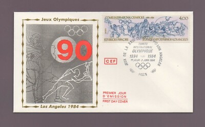 Jeux Olympiques USA 1984 - Enveloppe Premier Jour FDC - Los Angeles - Timbre 20¢