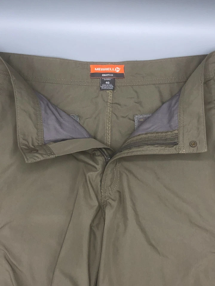 Pantalones Cortos Merrell Hombre Carga Senderismo Selectwick Verde Oliva Talla 40 Foto 4 de 4