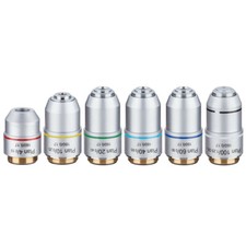4X-100X Biological Microscope PLAN Objective Lens Universal RMS Standard Thread