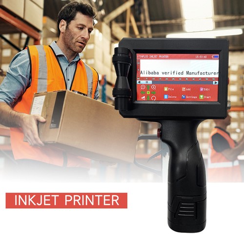 Handheld Tintenstrahldrucker Inkjet LOGO Drucker Handdrucker Code Datum Barcode - Bild 2 von 9