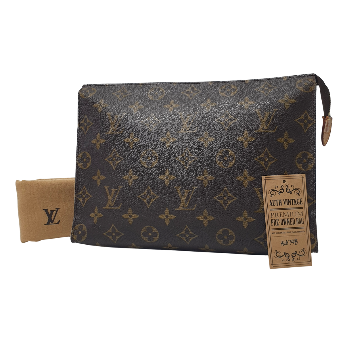 Authentic Louis Vuitton Pochette Toiletry 26 M47542 Genuine With