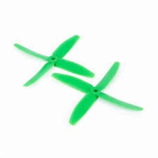 Gemfan GFN 5040 Quad 4 Blade Propellers 2L2R Green