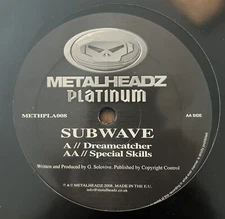Subwave - Dreamcatcher 12" Vinyl Metalheadz Platinum Jungle Drum&Bass EX