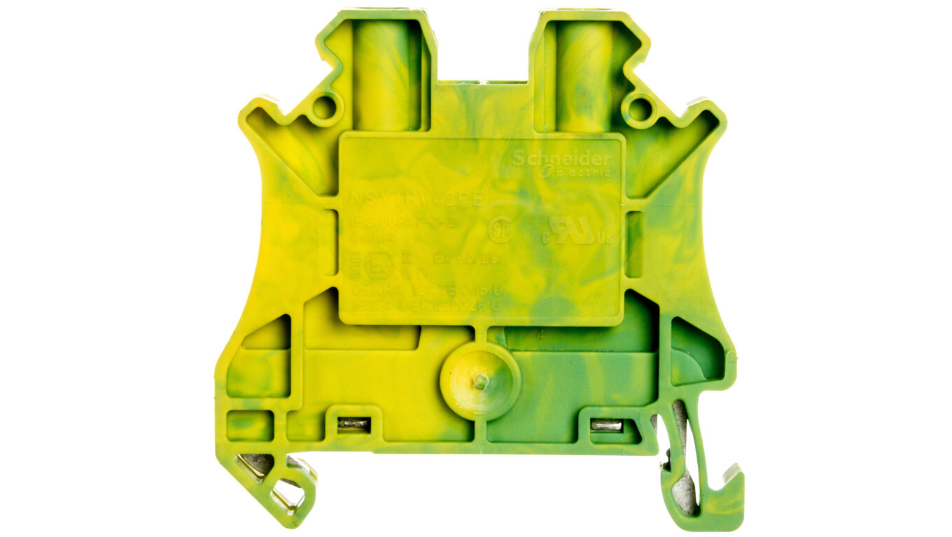 2-wire protective terminal 4mm2 green-yellow NSYTRV42PE /T2UK