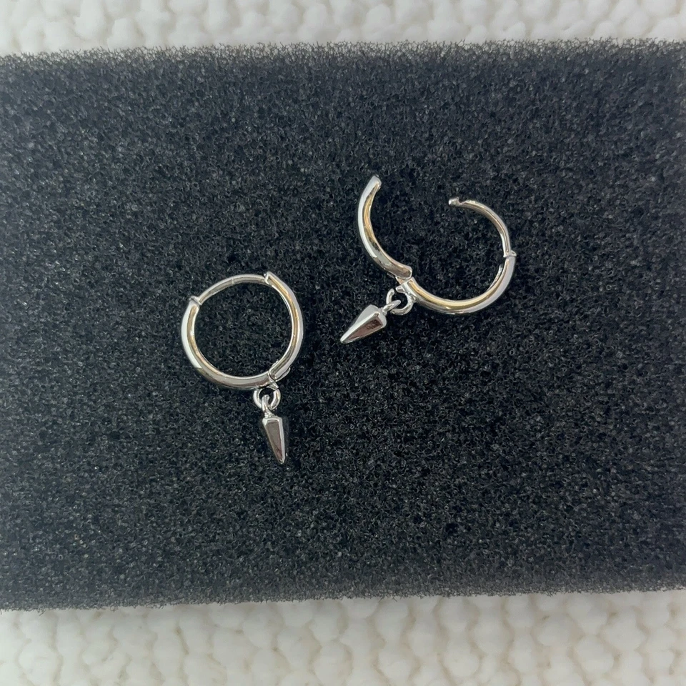 Висячие серьги-капли с геометрическим конусом для мужчин и женщин уличная одежда унисекс серьги - Изображение 4 из 4