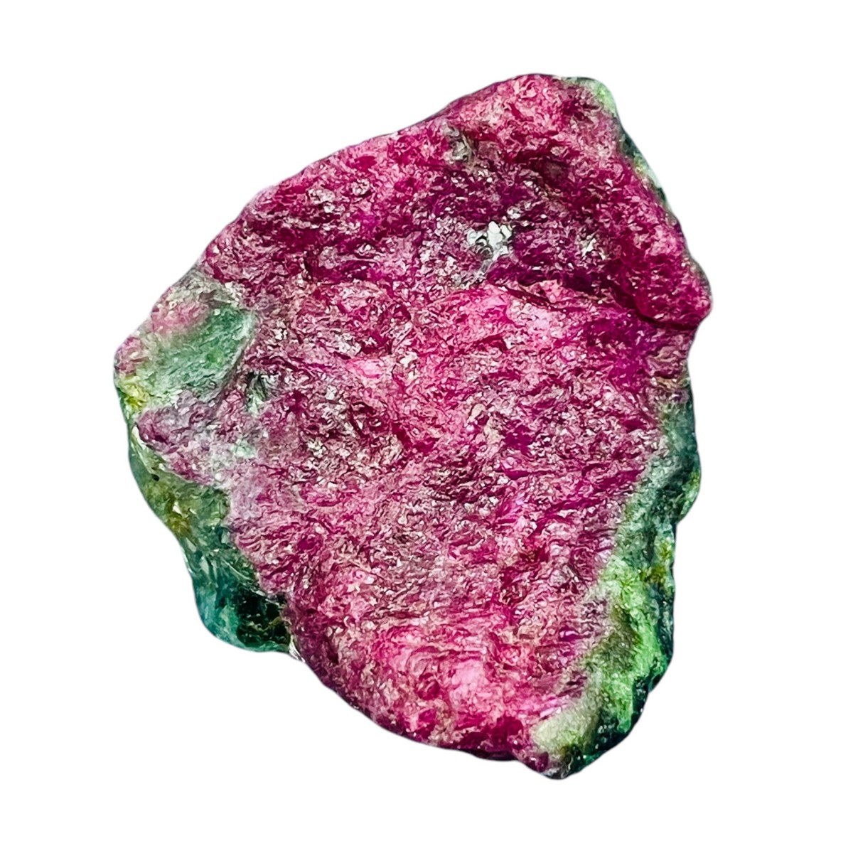 144.8 Ct Unheated Natural Ruby Ziosite Rough 37x35mm Stunning Bi