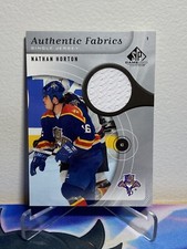 2005-06 Upper Deck SP GAME USED NATHAN HORTON #AF-NH AUTHENTIC FABRICS JERSEY