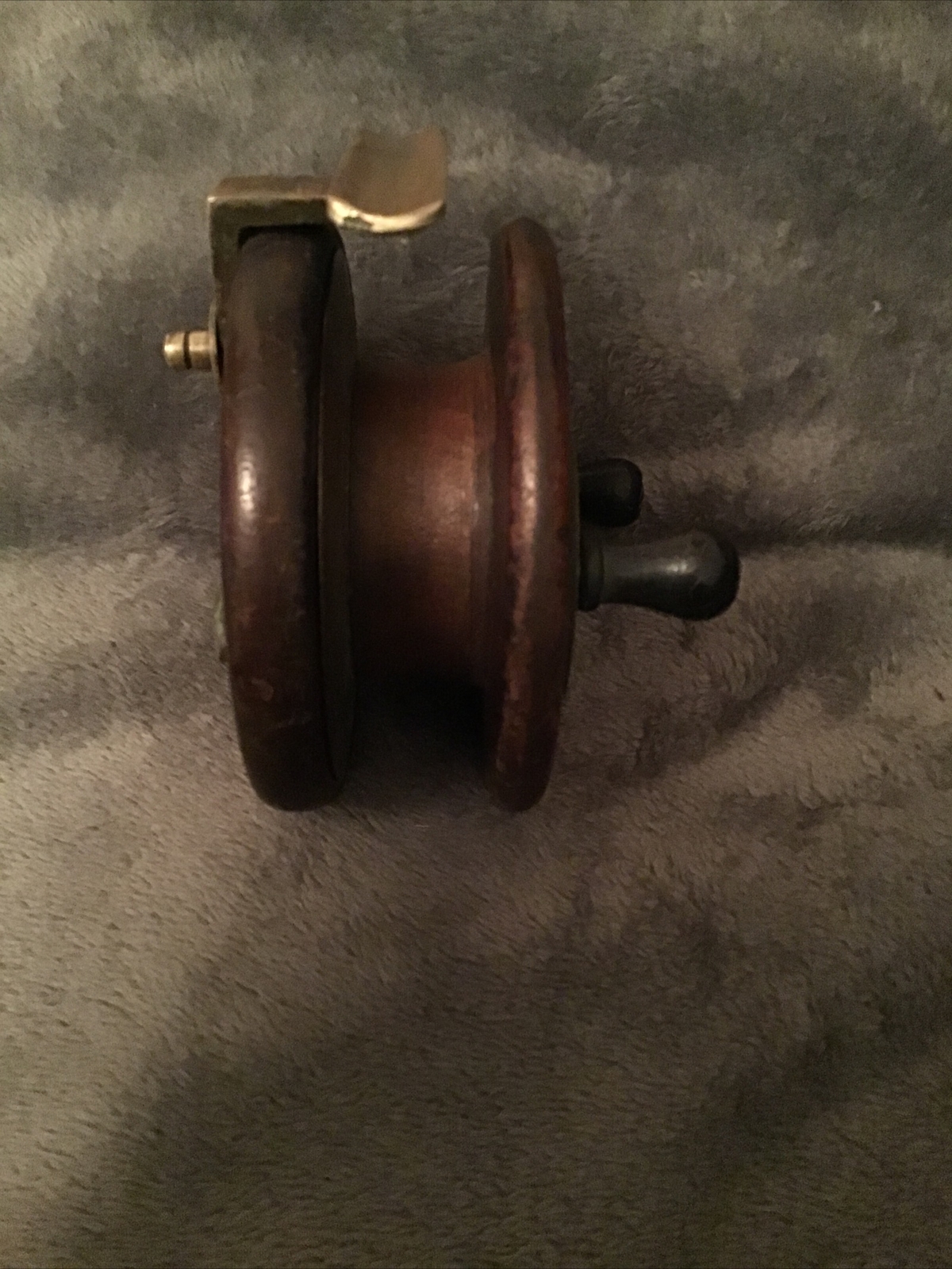 WOODEN & BRASS VINTAGE FLY FISHING REEL eBay
