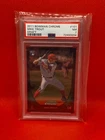 MIKE TROUT 2011 BOWMAN CHROME Draft RC ROOKIE CARD SP #101 PSA 7 NM Angels