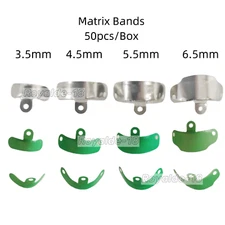 Dental Non-Stick Matrix Bands Composite Matrices Green PTFT Teflon Coat Matrice