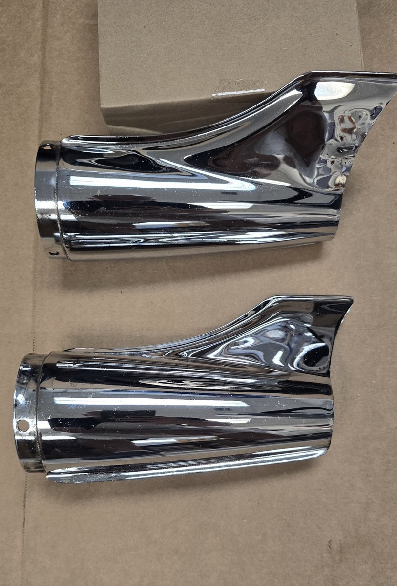 Harley Davidson Screamin' Eagle Fishtail End Caps Heritage