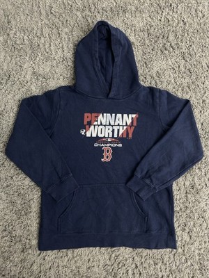 Boston Red Sox American League Champions Navy Blue Hoodie MLB Baseball