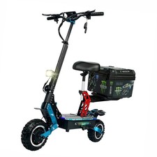 Electric Scooter With Seat Dual Motor 6000W 60V30Ah Adult Folding Escooter 55Mph