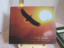 Wildlife America a Collection of Commemorative Stamps Book USPS 1987, 10x12"