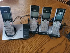 AT T CL82407 4-Handset Cordless Phone with Answering and Smart Call Blocker