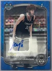 2025-26 Bowman Chrome Joe Grahovac 1st Auto Blue X-Fractor Bonnies 145/150