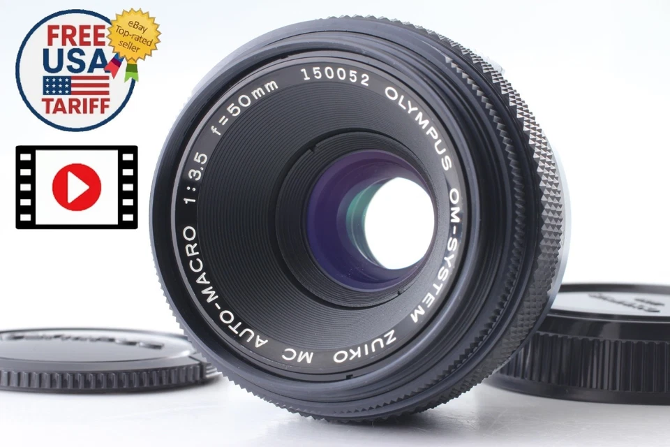 Late【N MINT+++】Olympus OM-System Zuiko MC Auto-Macro 50mm f/3.5 Lens From... - Photo 1/4