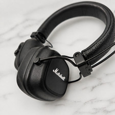 Marshall Major IV Wireless Headphones Black   Used, Fully Working, No Charger