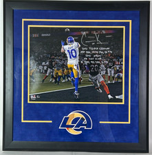 Cooper Kupp Autographed/5X Inscribed 16x20 LA Rams LE-1/22 Photo Fanatics COA