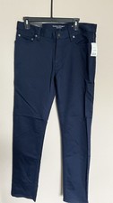 Banana Republic Traveler Slim Fit Pants Mens 32x34 Dark Blue