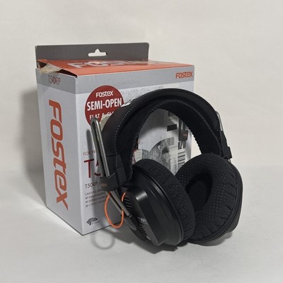 Fostex T50RP Mk3 Semi-Open Studio Headphones 50 Ohm RP Planar Black Professional